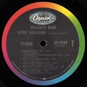 Merle Haggard – Branded Man - The Pedal Stop